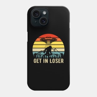 Get In Loser Alien Abduction Conspiracy Phone Case