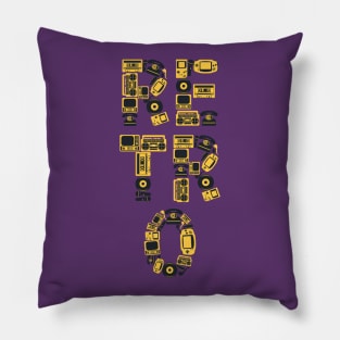 Retro Letter Concept Pillow