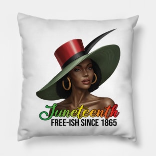 Juneteenth | Free-Ish Since 1865 Pillow