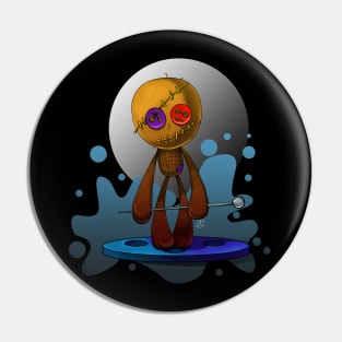 Monster voodoo puppet Pin