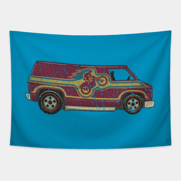 Motocross Super Van 1975 Tapestry by JCD666