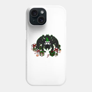 Santa Spider w/ Presents (Green Peppermint 1) Phone Case