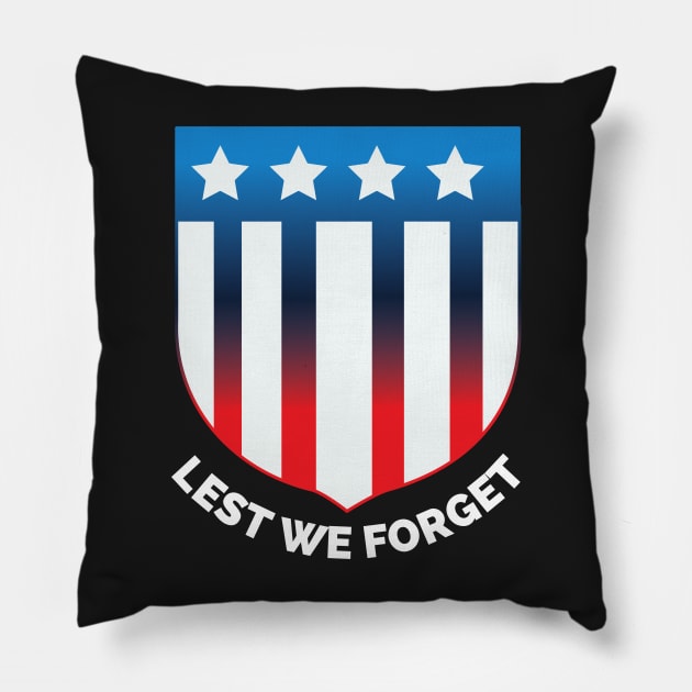 Veterans day, freedom, is not free, lets not forget, lest we forget, millitary, us army, soldier, proud veteran, veteran dad, thank you for your service Pillow by Famgift