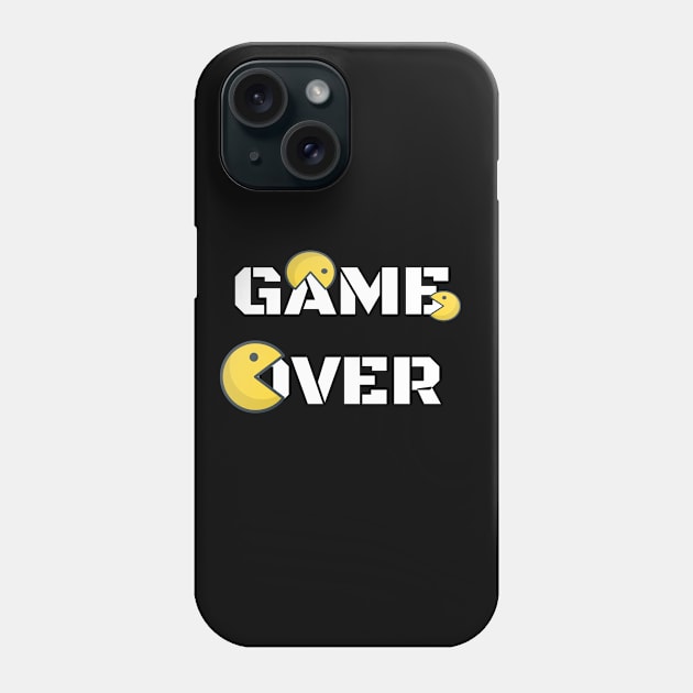 Game over shirt, pack- man game, gift idea Phone Case by Hercules t shirt shop