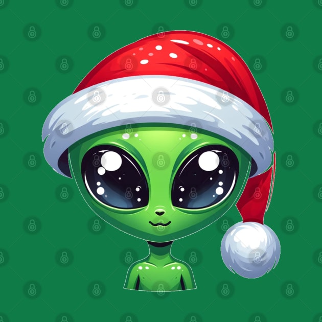 Christmas Alien by NebulaWave