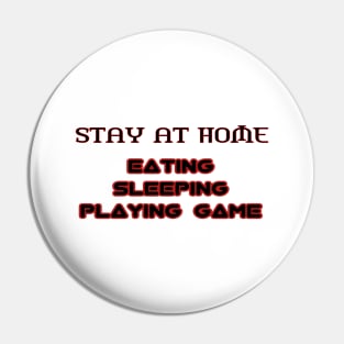 Stay at home Pin