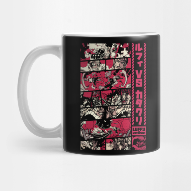 Luffy Sankeman Vs Katakuri One Piece Manga Panel S04 Magenta Luffy Gear Four Taza Teepublic Mx