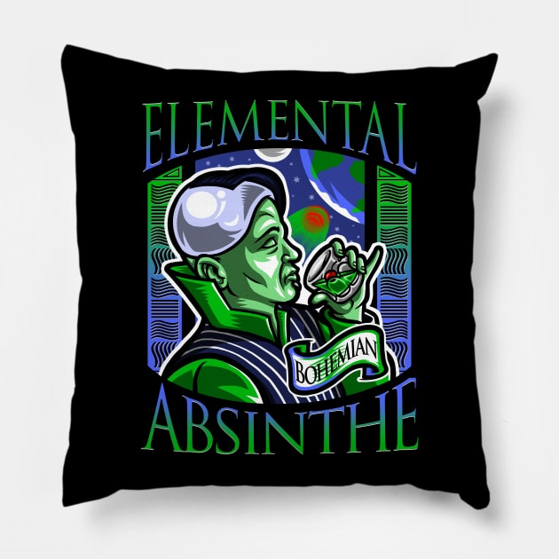 Elemental Absinthe Pillow by Punksthetic