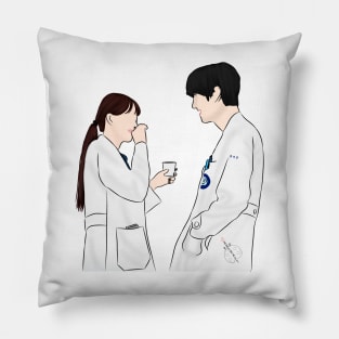 Dr Romantic Korean Drama Fan Art Pillow