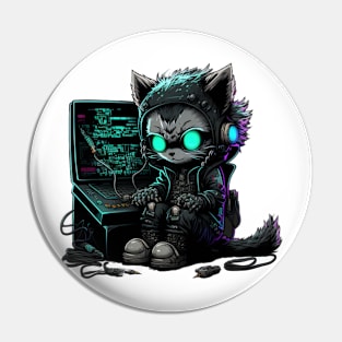 Cyber cat hackers Pin