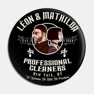 Leon & Mathilda Professional Cleaners Pin