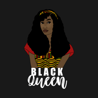 Black Queen Black Girl Magic Black History Month Gift T-Shirt