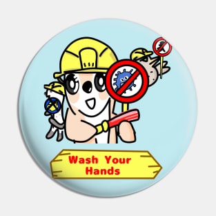 Wash your hands Pin