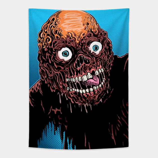 Zombie Brains Tapestry by Robisrael