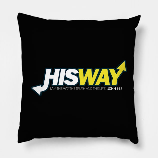 HIS WAY - Bible - D3 Designs Pillow by D3Apparels