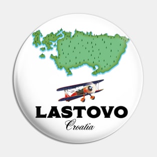 Lastovo Croatia map Pin