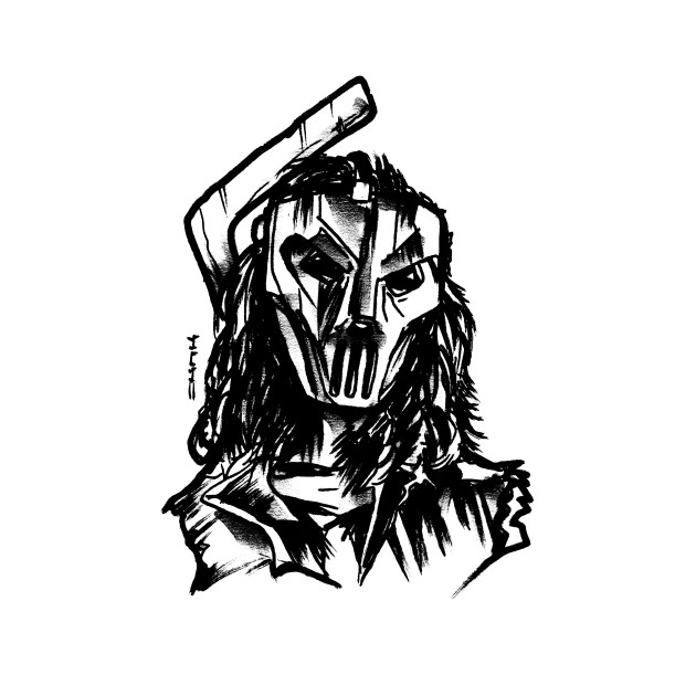 Casey Jones Hockey Mask Original TMNT Ninja Turtles Tank Top