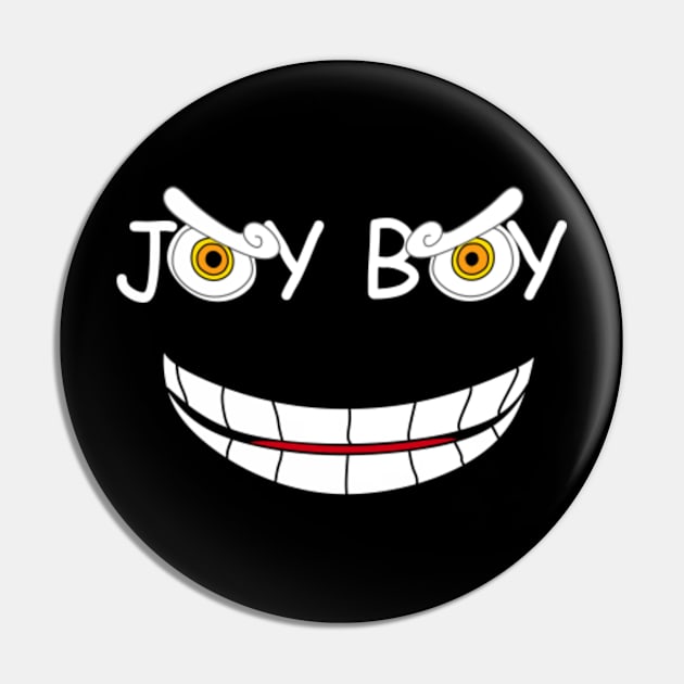 Joy Boy, Face Pin by Clara switzrlnd