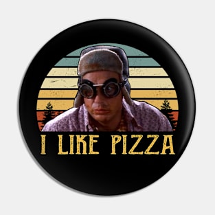 I Like Pizza Vintage Multiplicity Pin