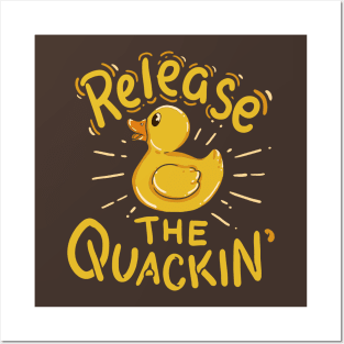 Duck kraken release the quacken funny rubber duck' Sticker