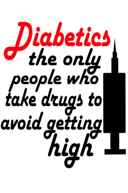 Diabetic - Avoid Getting High Kids T-Shirt by CatGirl101