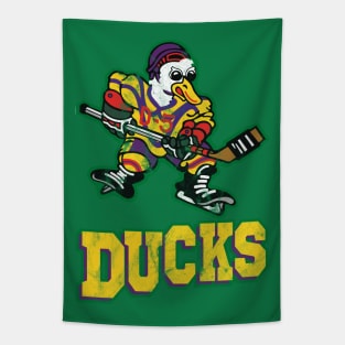 Classic Mighty Ducks Logo Tapestry