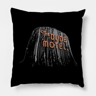 The Dude Motel – Devil's Tower Edition Pillow