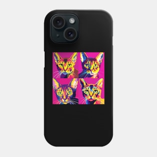 Abyssinian Pop Art - Cat Lover Gift Phone Case