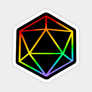 Pride D20 Magnet