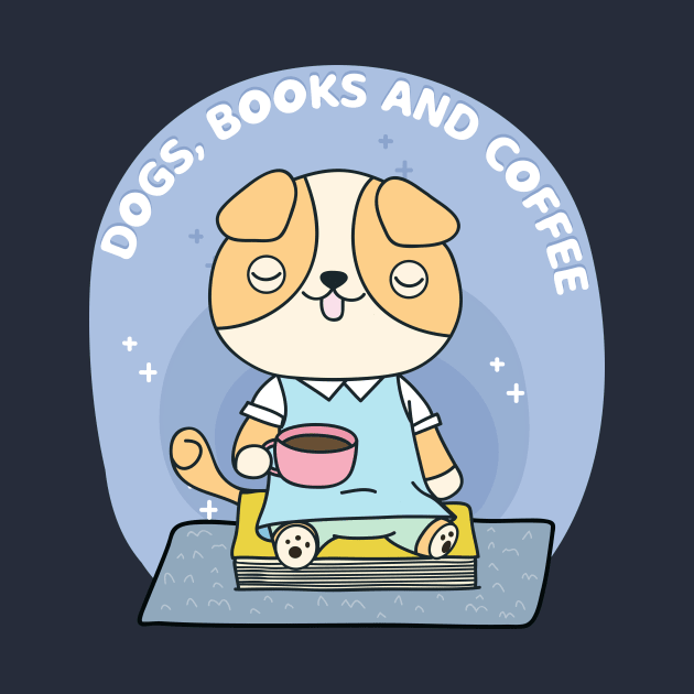 Dogs, books and coffee by secondskin