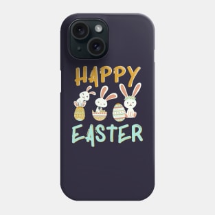 Cute funny bunny Happy Easter Eggs Bunnies Phone Case