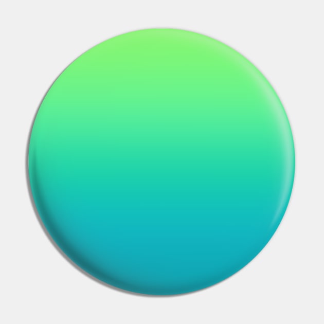 Lime Green to Teal Blue Gradient Pin by Whoopsidoodle