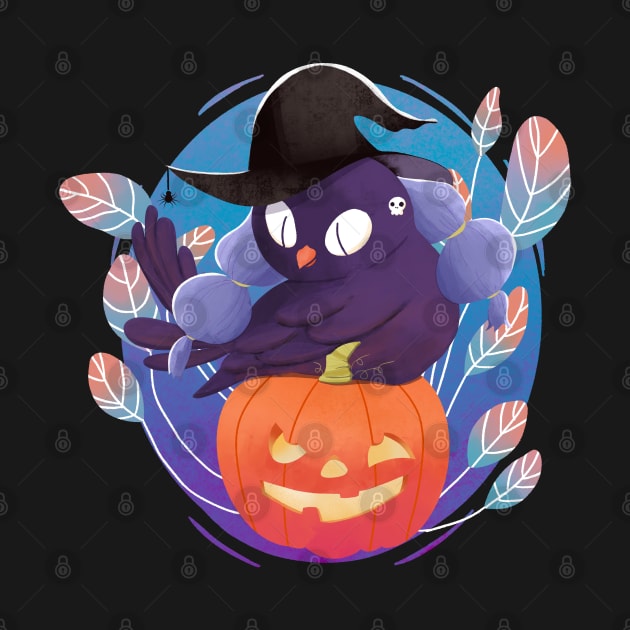 Halloween Raven by Magcelium