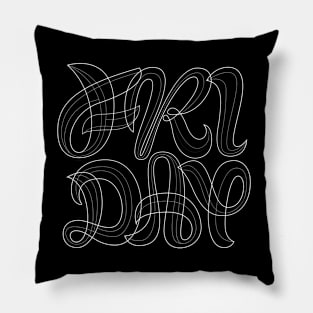 Lettering Friday Pillow