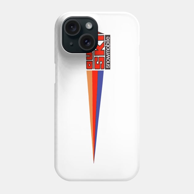 Auto Ski Snowmobile Phone Case by Midcenturydave