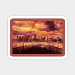 Hot Summer City Magnet