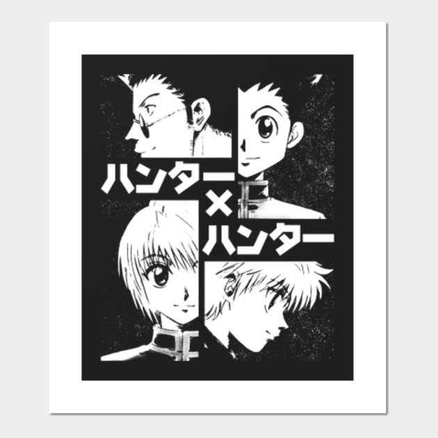 The Hunters White Hunter X Hunter Posters And Art Prints Teepublic