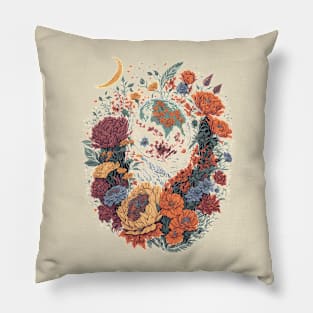 Floral planets Pillow