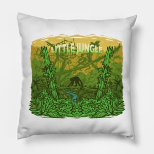 Nature Forest Design Illustration Pillow
