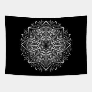 Dark Magic Mandala Tapestry