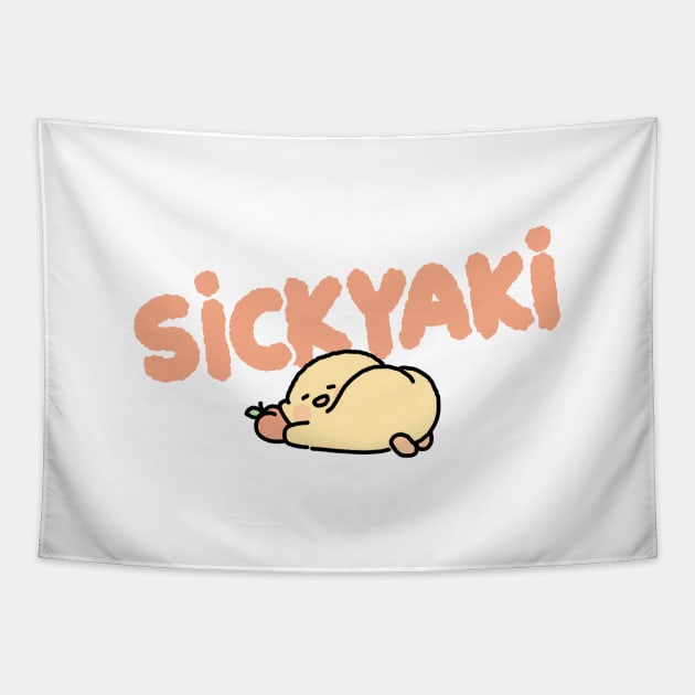 sickyaki_peach Tapestry by sick_yaki