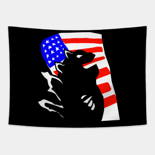 Godzilla flag Tapestry