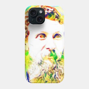 John Muir Colourful Portrait | John Muir Artwork 12 Phone Case