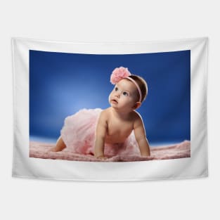 Adorable seven months babygirl Tapestry