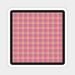 Brink Pink Plaid by Suzy Hager Magnet