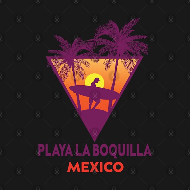 Retro Playa La Boquilla Mexico by bougieFire