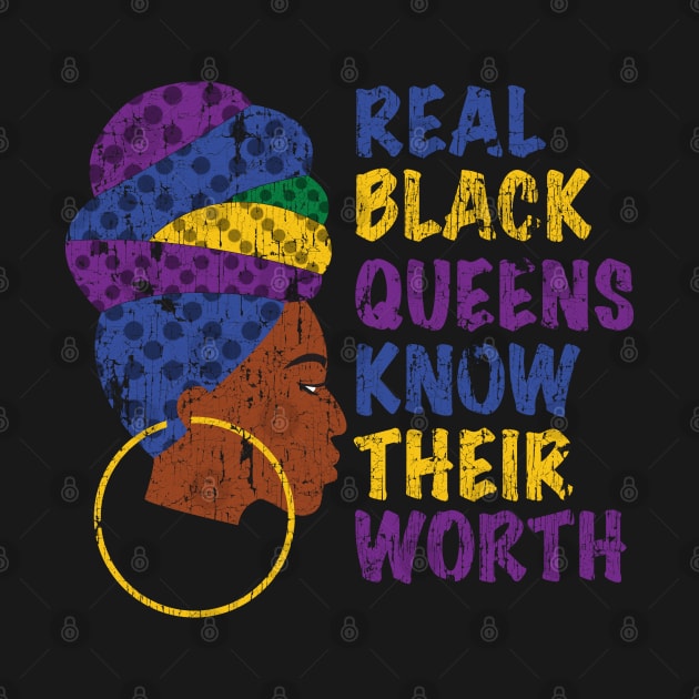 Real Black Queens Know Their Worth by blackartmattersshop