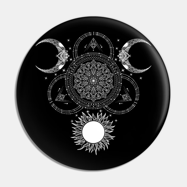 Seed of Life | Sacred Geometry Pin by CelestialStudio