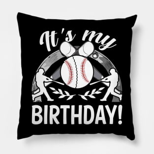 It's My Birthday Baseball Pillow