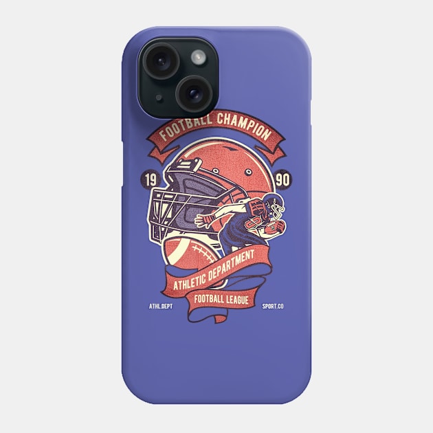 Football Champion League athletic Phone Case by Tempe Gaul